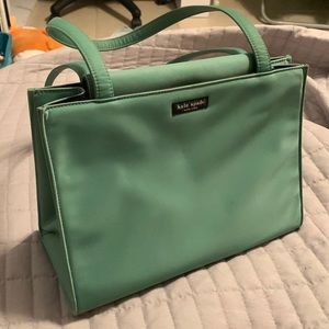 Green Kate Spade purse